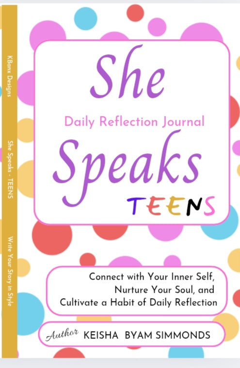She Speaks TEENS 💚💓💙💜Daily Reflection Journal