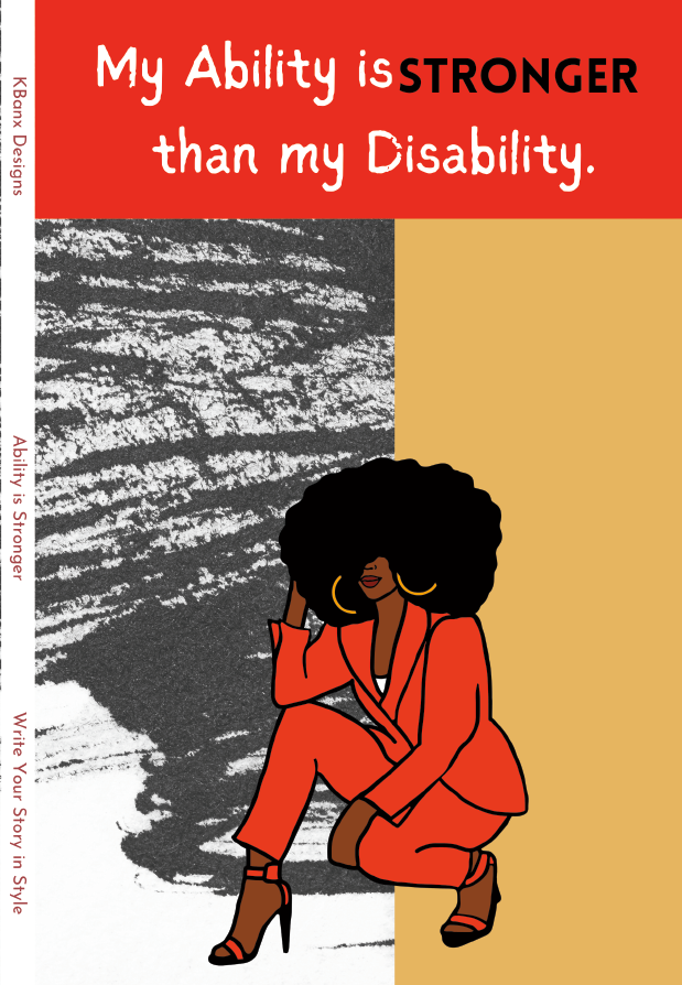 My Ability is STRONGER than my disability (Red)