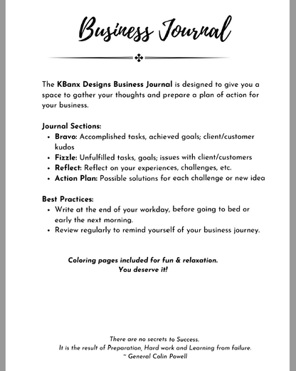 All Around Professional Business Journal (Hard Cover)