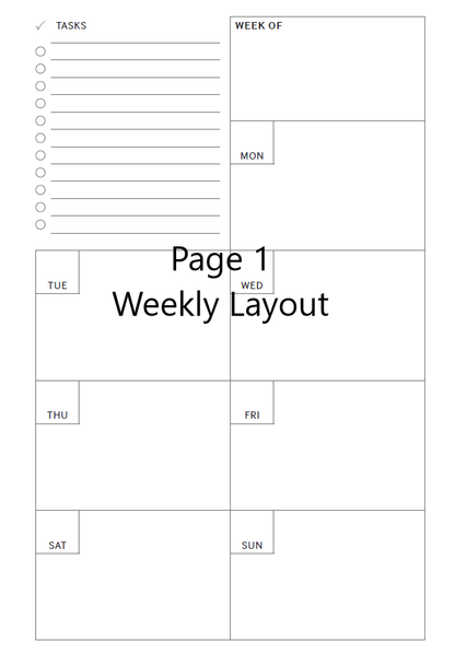 Cherry Blossoms v2 _Personal Planner (Soft Cover)