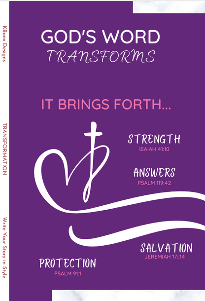 God's Word Transforms... (Purple)
